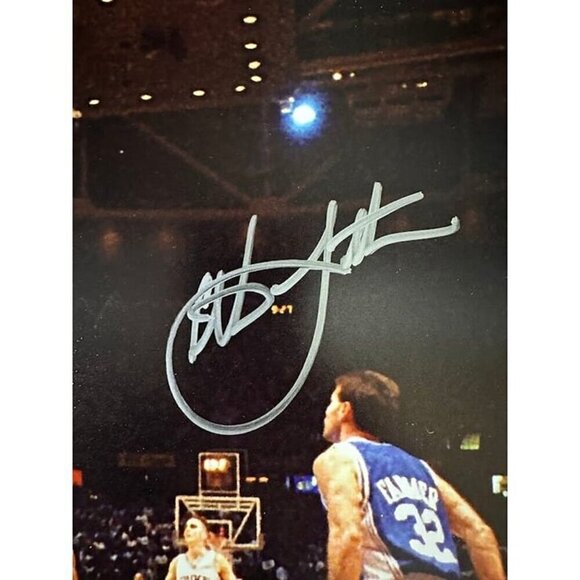 Christian Laettner signed autographed Duke Blue Devils 16x20 Photo JSA The Shot - Picture 2 of 3